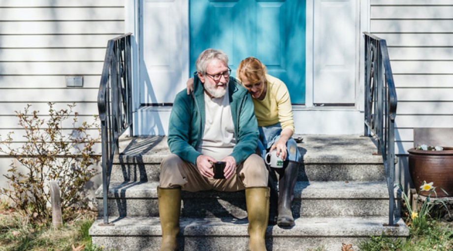 Poor family in subsidized housing