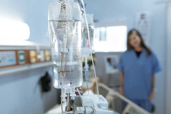 Patient in hospital