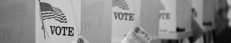 Voting booth representing individual rights for Kentucky residents