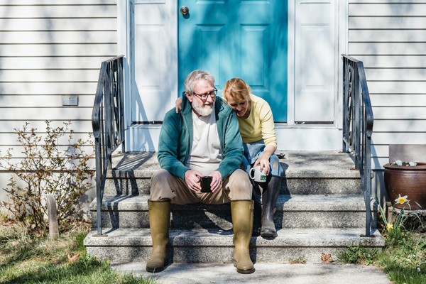 Poor family in subsidized housing